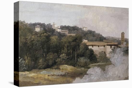 A la villa Farnèse : les maisons sur la colline-Pierre Henri de Valenciennes-Premier Image Canvas