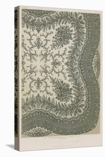 A Lace Shawl by W Vickers, Nottingham-null-Premier Image Canvas