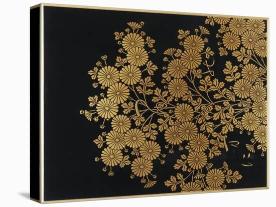 A Lacquer Box Decorated with Chrysanthemums, 20th Century-Okada Beisanjin-Premier Image Canvas