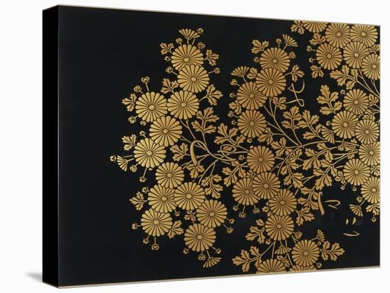 A Lacquer Box Decorated with Chrysanthemums, 20th Century-Okada Beisanjin-Premier Image Canvas
