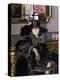 A Lady in Black-Francis Campbell Boileau Cadell-Premier Image Canvas