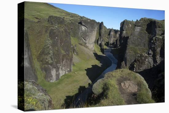 A Landscape Photograph of a River. With Cliffs on Either Side. Game of Thrones Was Filmed Here-Natalie Tepper-Stretched Canvas