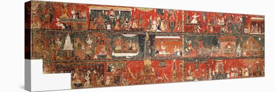 A Large Nepalese Historical Painting Representing a Version of the Legend of Red Avalokiteshvara-null-Premier Image Canvas