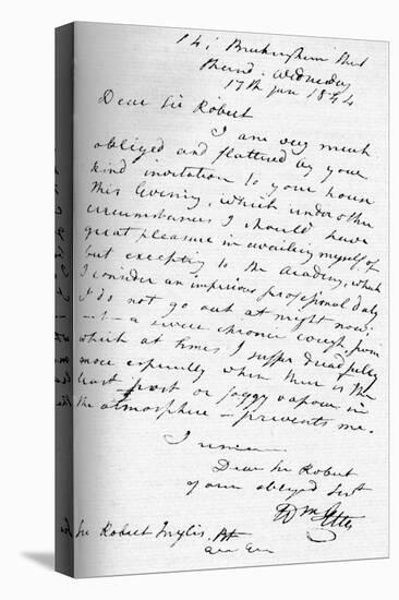 A letter from William Etty, 17 January 1844 (1904)-William Etty-Premier Image Canvas