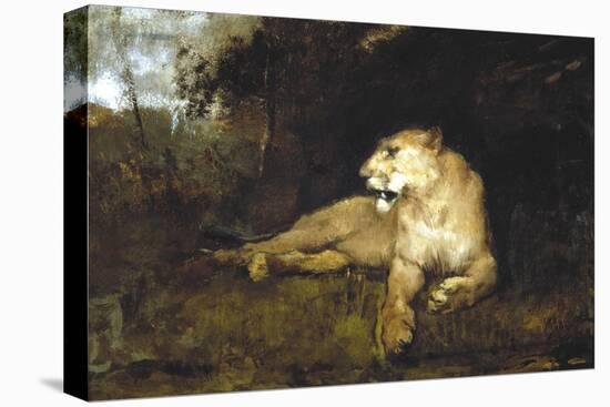 A Lioness, C1867-1910-John Macallan Swan-Premier Image Canvas