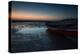 A Lone Fishing Boat at Dusk on Jericoacoara Beach-Alex Saberi-Premier Image Canvas