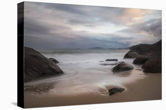 A Long Exposure of Praia Prumirim at Sunset in Ubatuba, Brazil-Alex Saberi-Premier Image Canvas