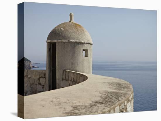 A Lookout Post Fortification with a View of the Adriatic Sea, on the City Wall, Dubrovnik, Croatia-Matthew Frost-Premier Image Canvas