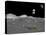 A Lunar Shuttle Descends Toward a Manned Outpost on the Moon-Stocktrek Images-Premier Image Canvas