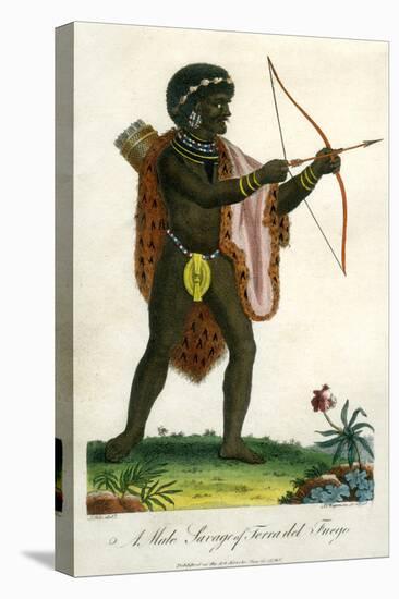 A Male Savage of Terra Del Fuego, 1795-J Chapman-Premier Image Canvas