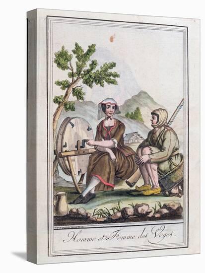 A Man and Woman from the Vosges, from the 'Encyclopedie Des Voyages', 1796-Jacques Grasset de Saint-Sauveur-Premier Image Canvas