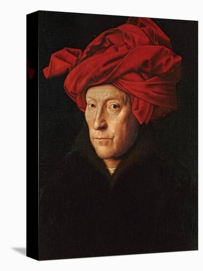 A Man in a Red Turban (Self-Portrait of Jan Van Eyck), 1433-Jan van Eyck-Premier Image Canvas