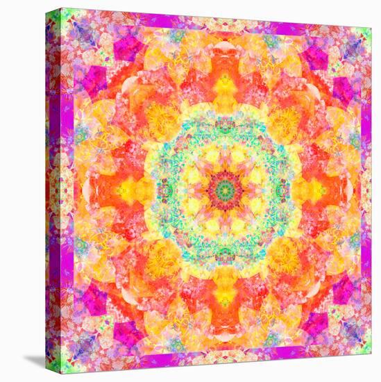 A Mandala Ornament from Flower Photographs, Conceptual Layer Work-Alaya Gadeh-Premier Image Canvas