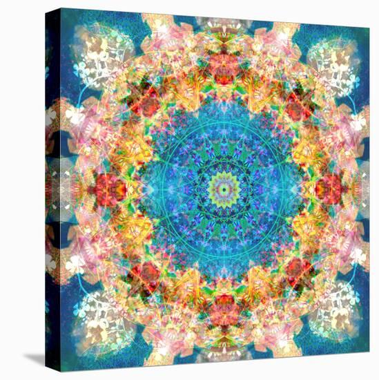 A Mandala Ornament from Flower Photographs, Conceptual Layer Work-Alaya Gadeh-Premier Image Canvas