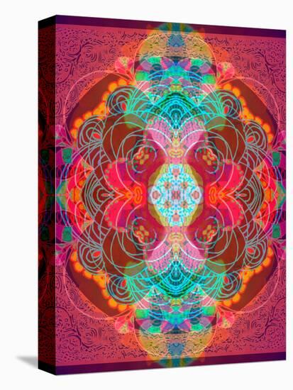 A Mandala Ornament from Flowers and Drawings-Alaya Gadeh-Premier Image Canvas