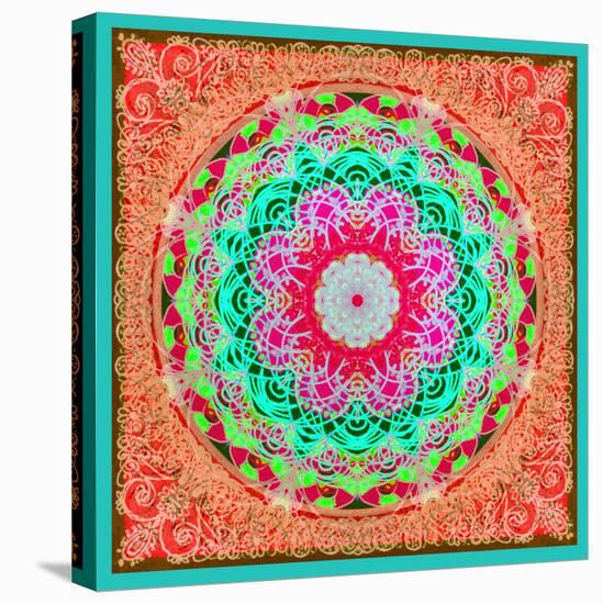 A Mandala Ornament from Flowers and Drawings-Alaya Gadeh-Premier Image Canvas