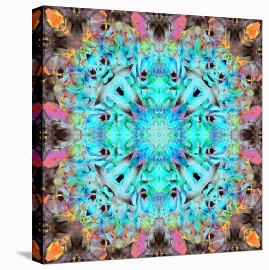 A Mandala Ornament from Flowers, Photograph, Many Layer Artwork-Alaya Gadeh-Premier Image Canvas