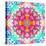 A Mandala Ornament from Flowers, Photograph, Many Layer Artwork-Alaya Gadeh-Premier Image Canvas