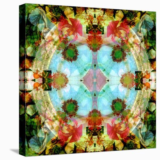 A Mandala Out of Flower a Montage-Alaya Gadeh-Premier Image Canvas