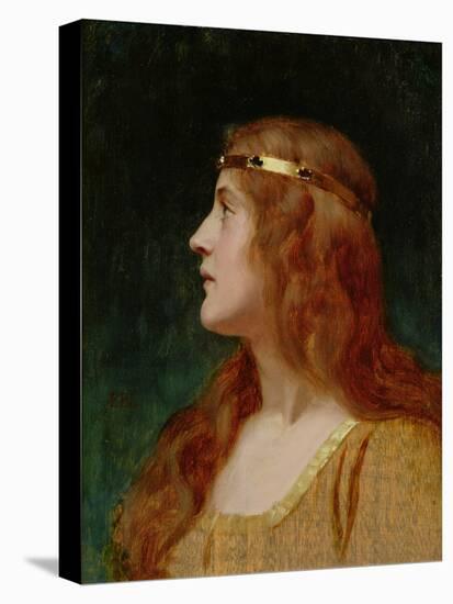 A Medieval Beauty-Edmund Blair Leighton-Premier Image Canvas