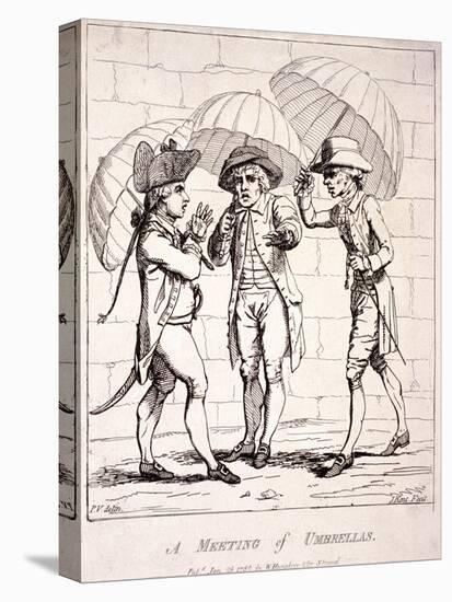 A Meeting of Umbrellas, 1782-James Gillray-Premier Image Canvas