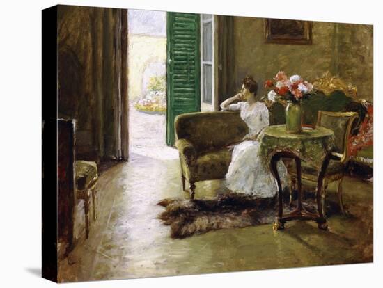 A Memory - in the Italian Villa-William Merritt Chase-Premier Image Canvas