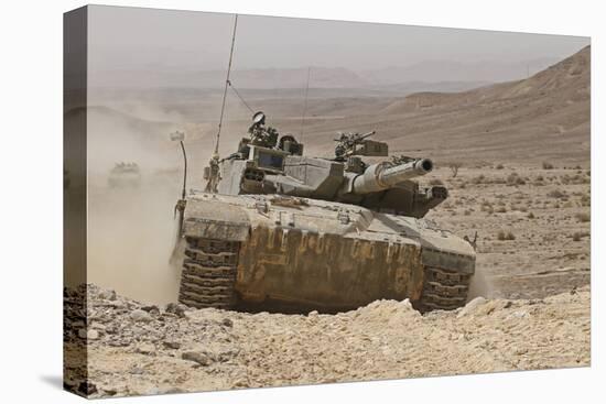 A Merkava Iii Main Battle Tank in the Negev Desert, Israel-Stocktrek Images-Premier Image Canvas