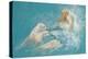 A Mermaid and Polar Bears (Pencil & Chalk on Paper)-Arthur Wardle-Premier Image Canvas