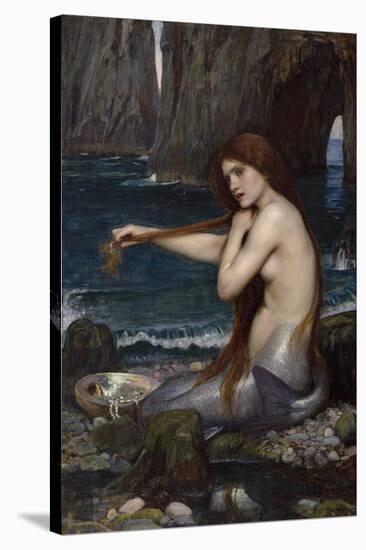 A Mermaid-John William Waterhouse-Premier Image Canvas