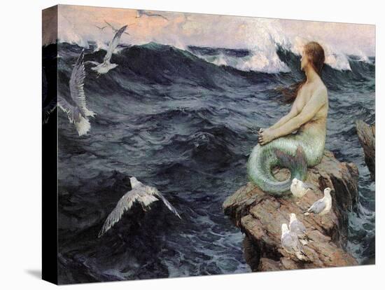 A Mermaid-Charles Murray Padday-Stretched Canvas