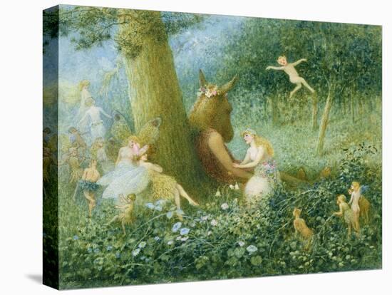 A Midsummer Night's Dream, 1895 (W/C with Bodycolour on Paper)-Henry Towneley Green-Premier Image Canvas