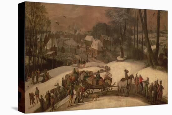 A Military Expedition in Winter, C.1590-Gillis Mostaert-Premier Image Canvas