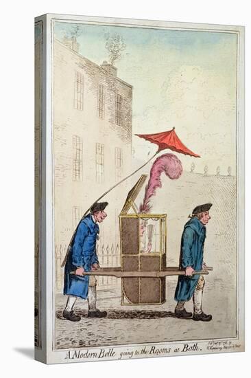 A Modern Belle Going to the Rooms at Bath, Published by Hannah Humphrey in 1796-James Gillray-Premier Image Canvas