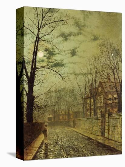 A Moonlit Road-John Atkinson Grimshaw-Premier Image Canvas