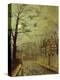 A Moonlit Road-John Atkinson Grimshaw-Premier Image Canvas