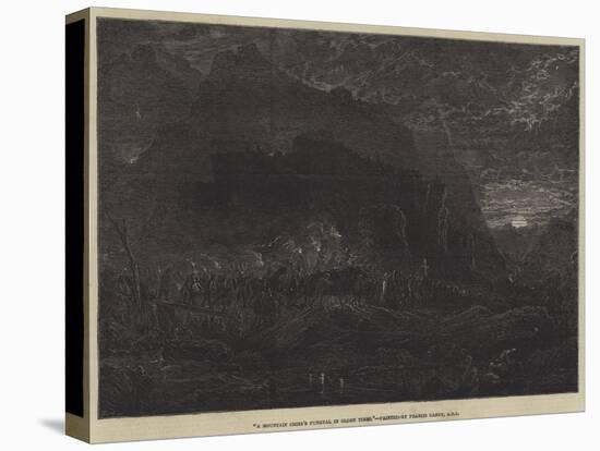 A Mountain Chief's Funeral in Olden Times-Francis Danby-Premier Image Canvas