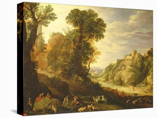 A Mountain Landscape, 1626-Paul Brill Or Bril-Premier Image Canvas