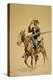 A Mounted Infantryman, 1890-Frederic Sackrider Remington-Premier Image Canvas