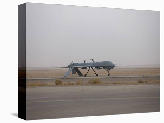A Mq-1C Warrior Taxis Out to the Runway to for a Mission over Northern Iraq-null-Premier Image Canvas