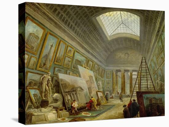 A Museum Gallery of Roman Art-Hubert Robert-Premier Image Canvas