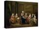 A Musical Party: the Mathias Family, C.1730-William Hogarth-Premier Image Canvas