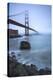A Mysterious And Foggy Morning At The Golden Gate Bridge In The Early Morning Light-Joe Azure-Premier Image Canvas