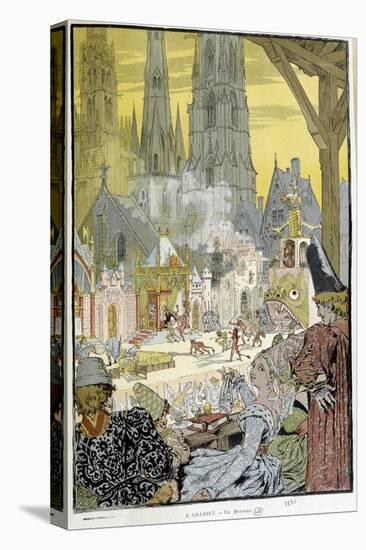 A Mystery of the Middle Ages by Grasset, 1886-Eugene Grasset-Premier Image Canvas