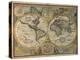 A New and Accurat Map of the World, 1651-John Speed-Premier Image Canvas