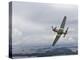 A North American P-51 Mustang in Flight Over Vasteras, Sweden-Stocktrek Images-Premier Image Canvas