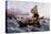 A Norwegian Fishing Boat, Near Bergen-Hans Dahl-Premier Image Canvas