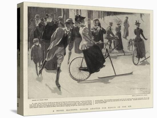 A Novel Machine, Cycles Adapted for Riding on the Ice-Frank Craig-Premier Image Canvas