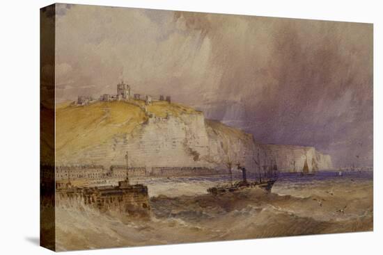 A Paddle-Steamer Leaving Dover Harbour-William Callow-Premier Image Canvas