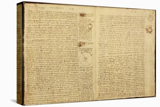A Page from the Codex Leicester, 1508-12-Leonardo da Vinci-Premier Image Canvas