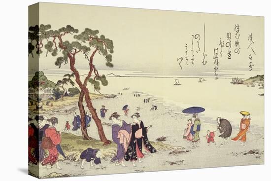 A Page from the 'Gifts of the Ebb Tide' Folio-Kitagawa Utamaro-Premier Image Canvas